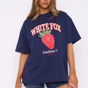 Only The Finest Oversized Navy Tee