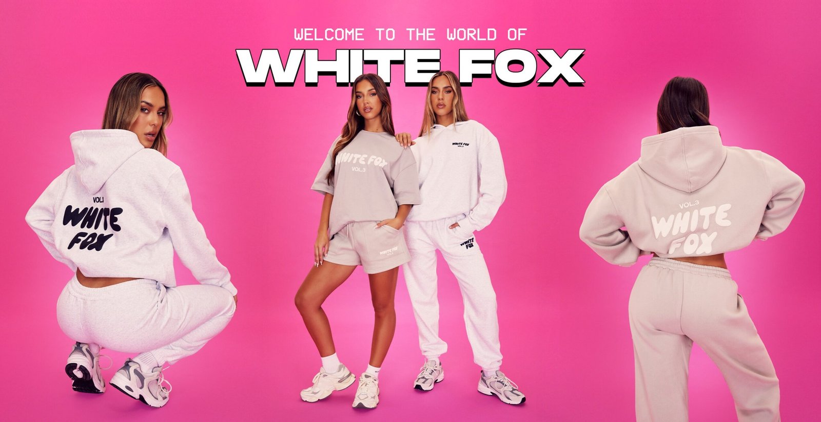 White Fox Hoodie Banner